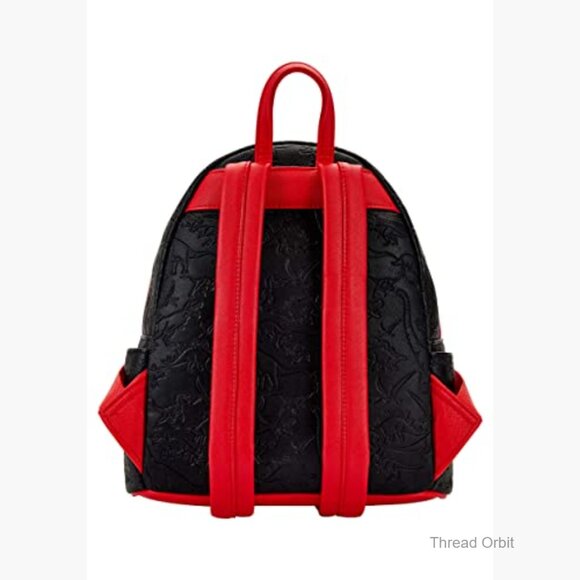 Faux Leather Mini Backpack with Double Straps, Water Resistant Daypack main image 4